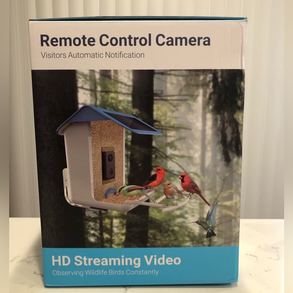 Lyfreen Other - BNWT Bird Feeder Solar Camera Moving Detection Auto Capture